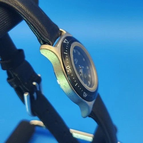 Vintage 1995 Timex Indiglo Diver 27mm Women's Quartz Watch Fully Restored