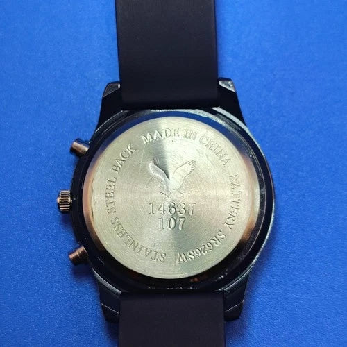 Vintage 2007 American Eagle Outfitters Faux Chronograph 40mm Mens Quartz Watch