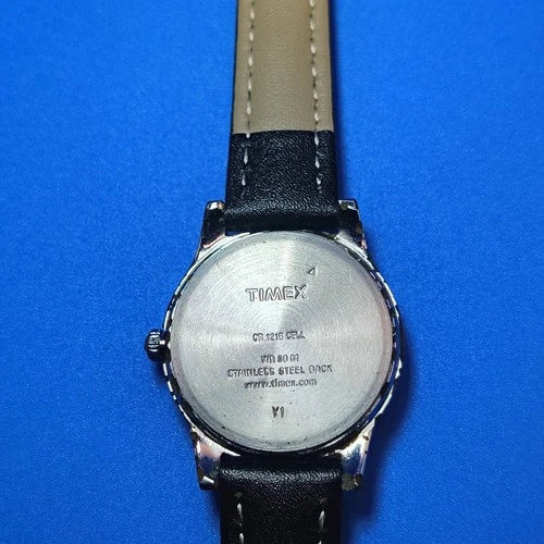 Vintage 1997 Timex Indiglo Date Mother of Pearl 25mm Women's Quartz Watch