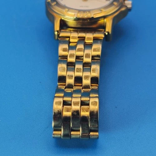 Vintage 1998 Timex Indiglo Wave Dial 25mm Women's Quartz Field Watch Restored