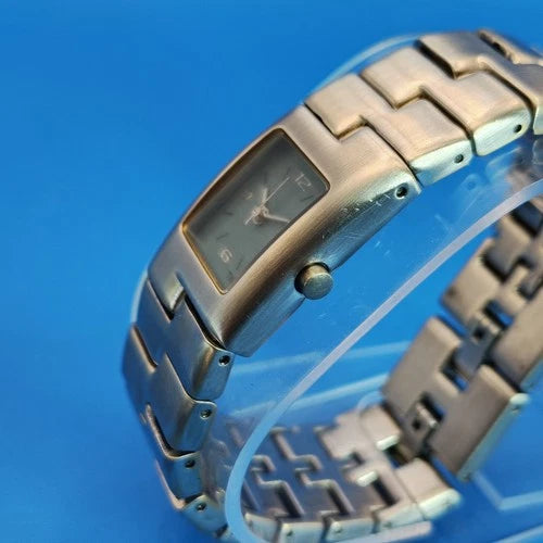 Vintage 2001 Timex Z Link Teal Cuff 23mm Women's Quartz Dress Watch Restored