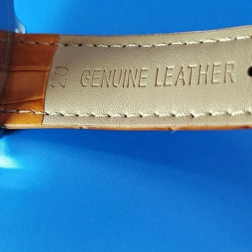 Vintage 2004 Timex Expedition 35mm Mens Quartz Field Watch New Leather Strap