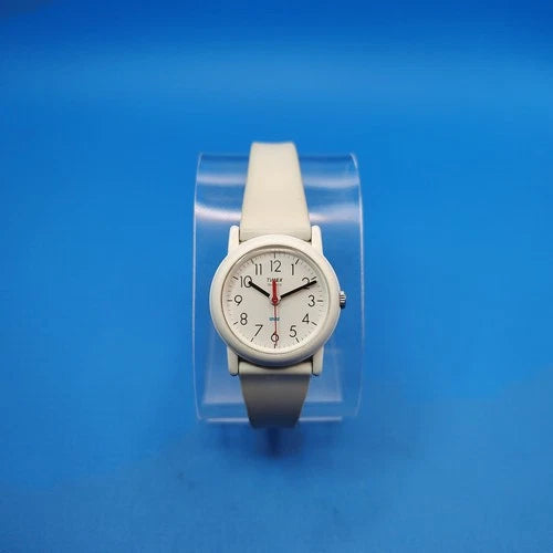 Vintage 1996 Timex Cocktail White Dial 29mm Women's Quartz Watch Fully Restored