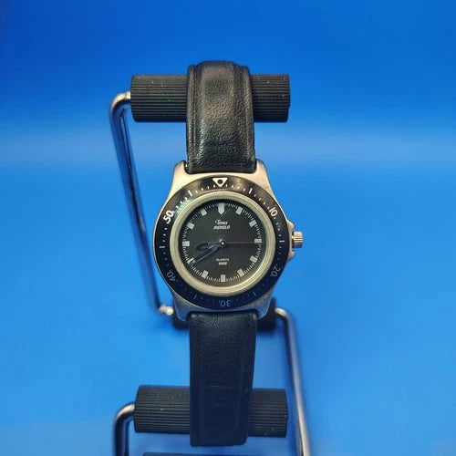 Vintage 1995 Timex Indiglo Diver 27mm Women's Quartz Watch Fully Restored
