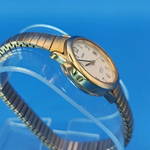 Vintage 1990s Timex Indiglo Easy Reader Date 25mm Women's Quartz Watch