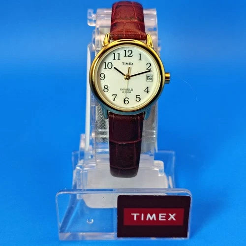 New! Vintage 2012 Timex Easy Reader Date 25mm Women's Quartz Watch (No Indiglo)